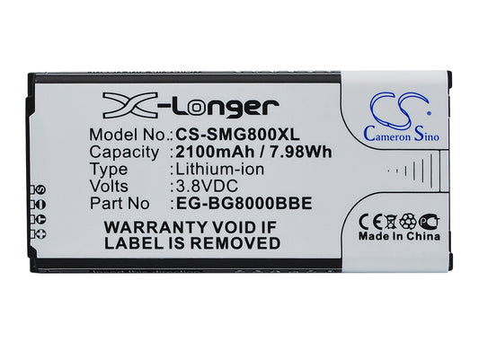 3.85V 2100mAh/8.09Wh Li-ion Mobile/SmartPhone Battery for Samsung
