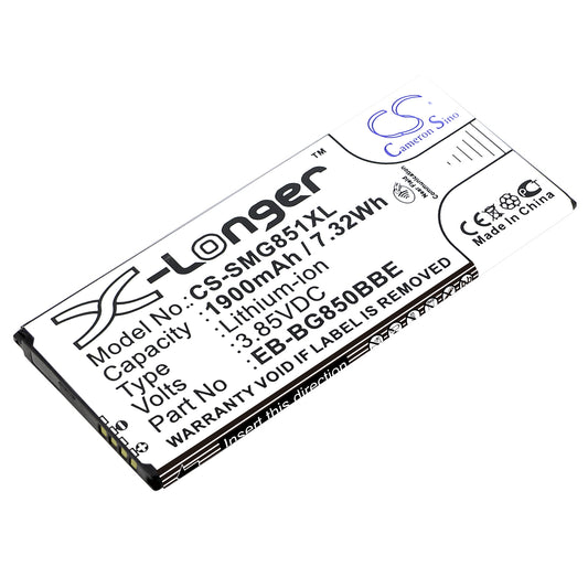 3.85V 1900mAh/7.32Wh Li-ion Mobile/SmartPhone Battery for Samsung