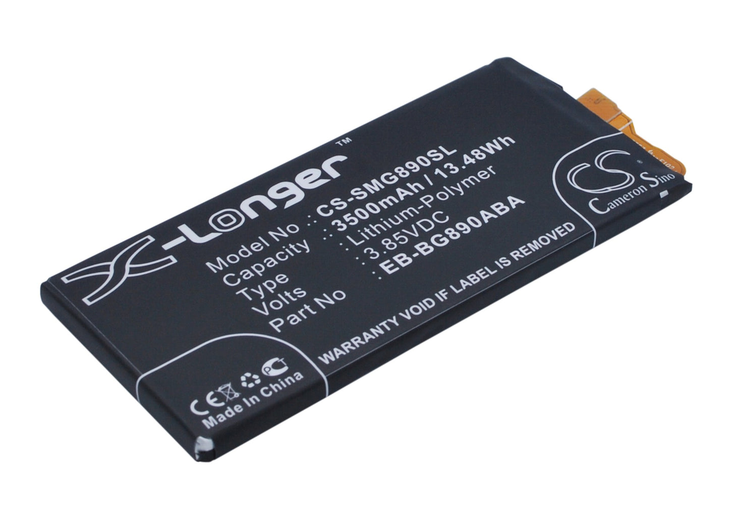 3.85V 3500mAh/13.48Wh Li-Polymer Mobile/SmartPhone Battery for Samsung