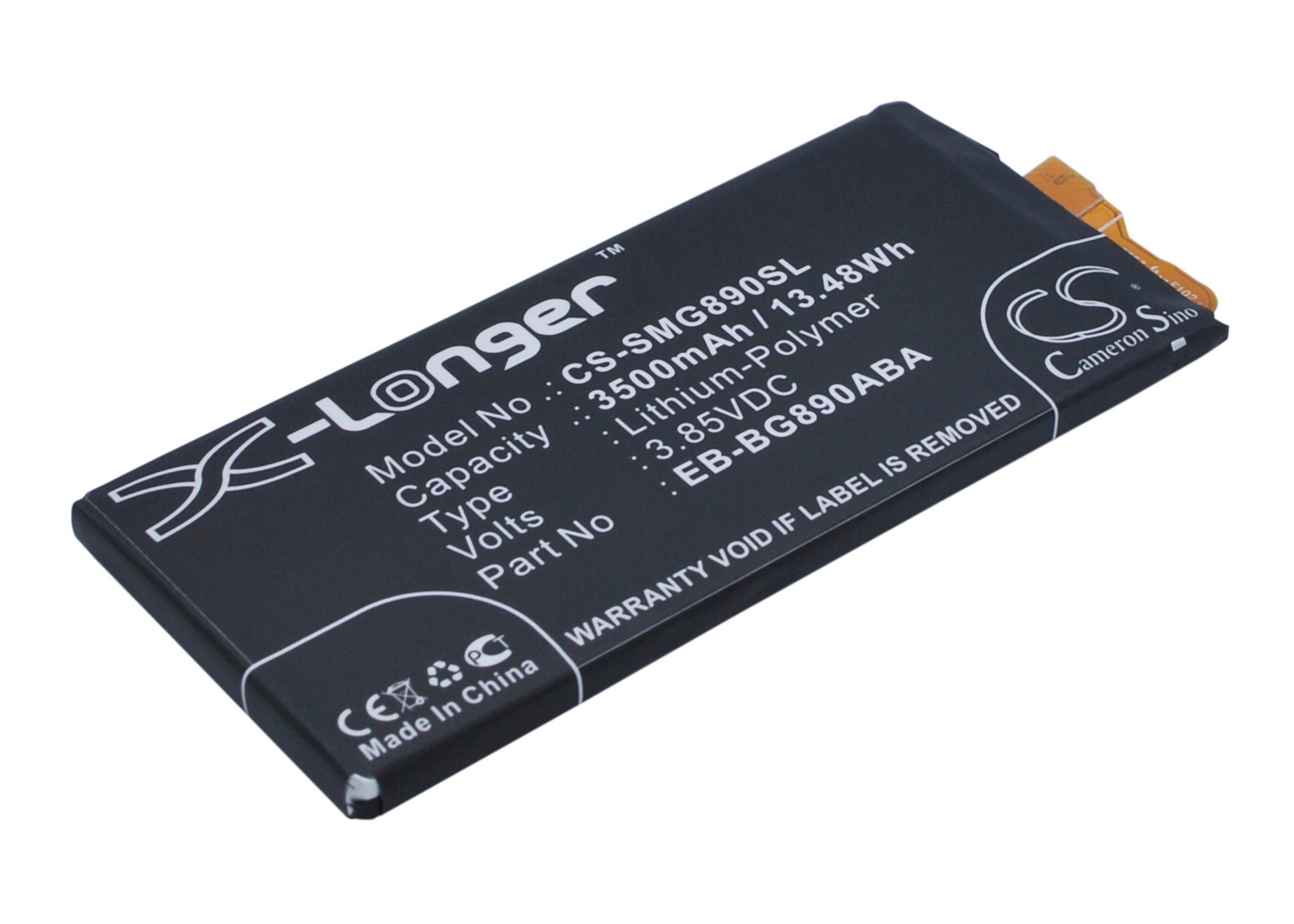 3.85V 3500mAh/13.48Wh Li-Polymer Mobile/SmartPhone Battery for Samsung