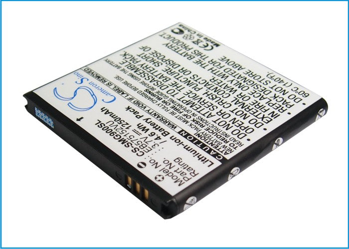 3.7V 1250mAh/4.63Wh Li-ion Mobile/SmartPhone Battery for T-Mobile