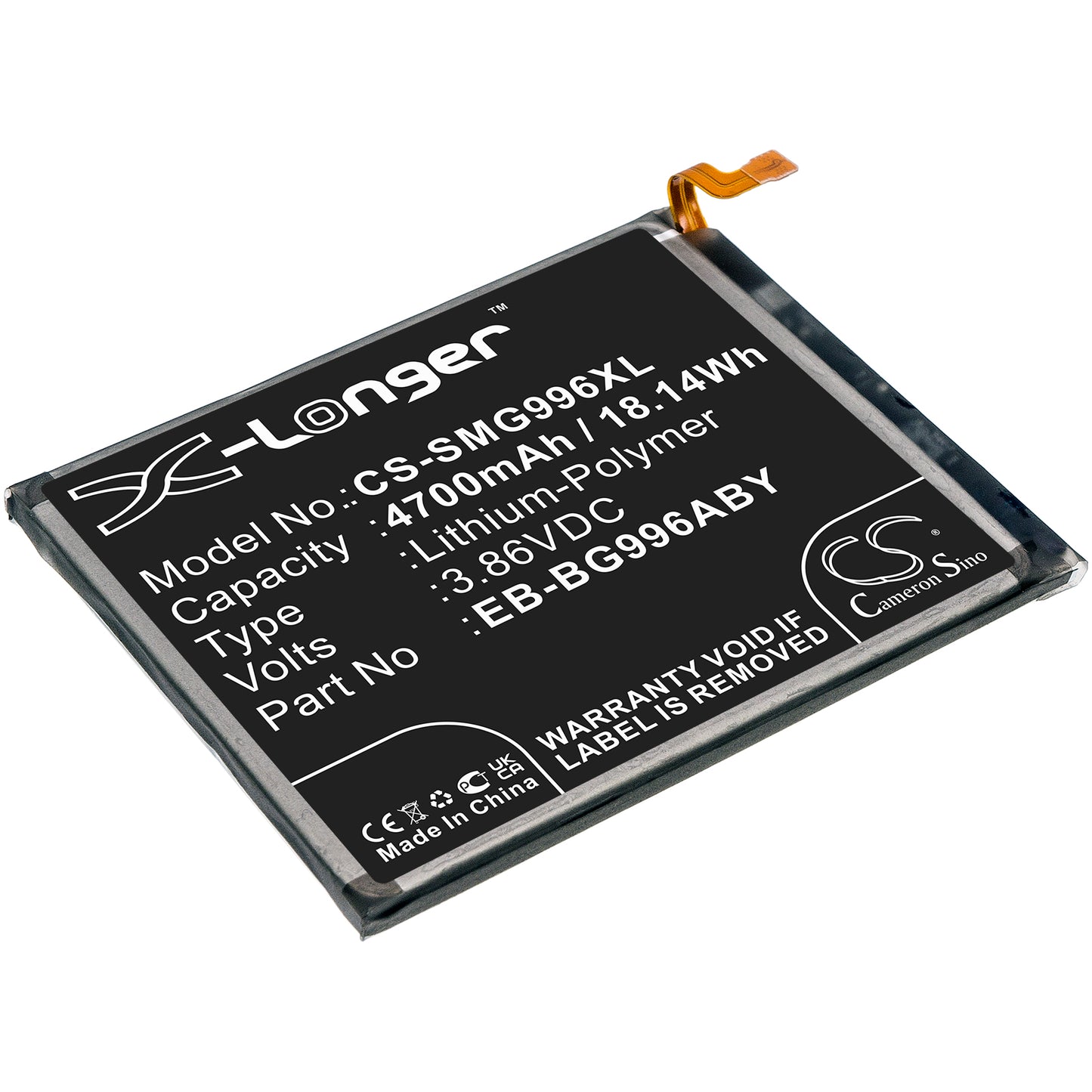 CS-SMG996XL Replacement Battery – Compatible with Galaxy S21+, Galaxy S21+ 5G, SCG10, SM-G9960, SM-G996A, SM-G996B/DS, SM-G996J, SM-G996R4, SM-G996T, SM-G996U, SM-G996U1, SM-G996V, SM-G996W