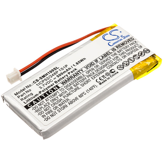3.7V 500mAh/1.85Wh Li-Polymer Wireless Headset Battery for Sena