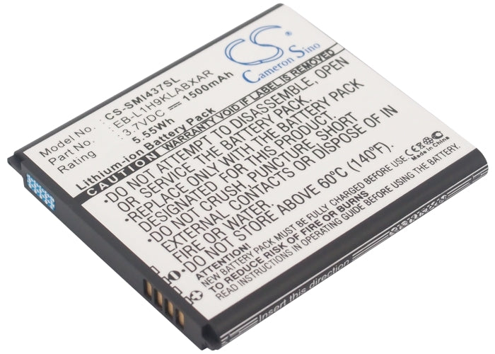 3.7V 1500mAh/5.55Wh Li-ion Mobile/SmartPhone Battery for AT&T