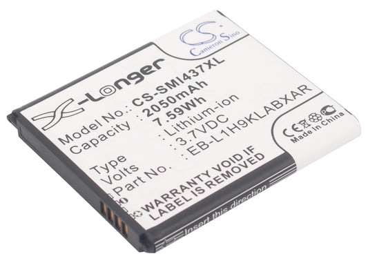 3.7V 2050mAh/7.59Wh Li-ion Mobile/SmartPhone Battery for Samsung