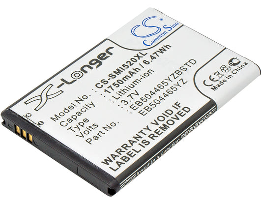 3.7V 1750mAh/6.48Wh Li-ion Mobile/SmartPhone Battery for Samsung