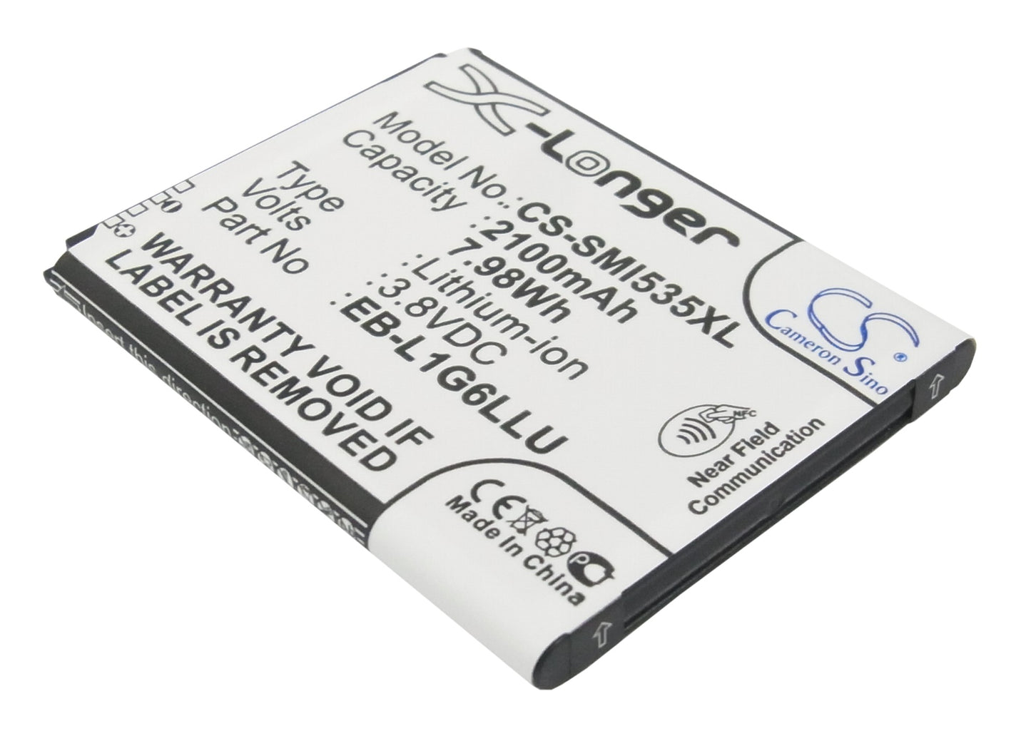 3.8V 2100mAh/7.98Wh Li-ion Mobile/SmartPhone Battery for USCellular