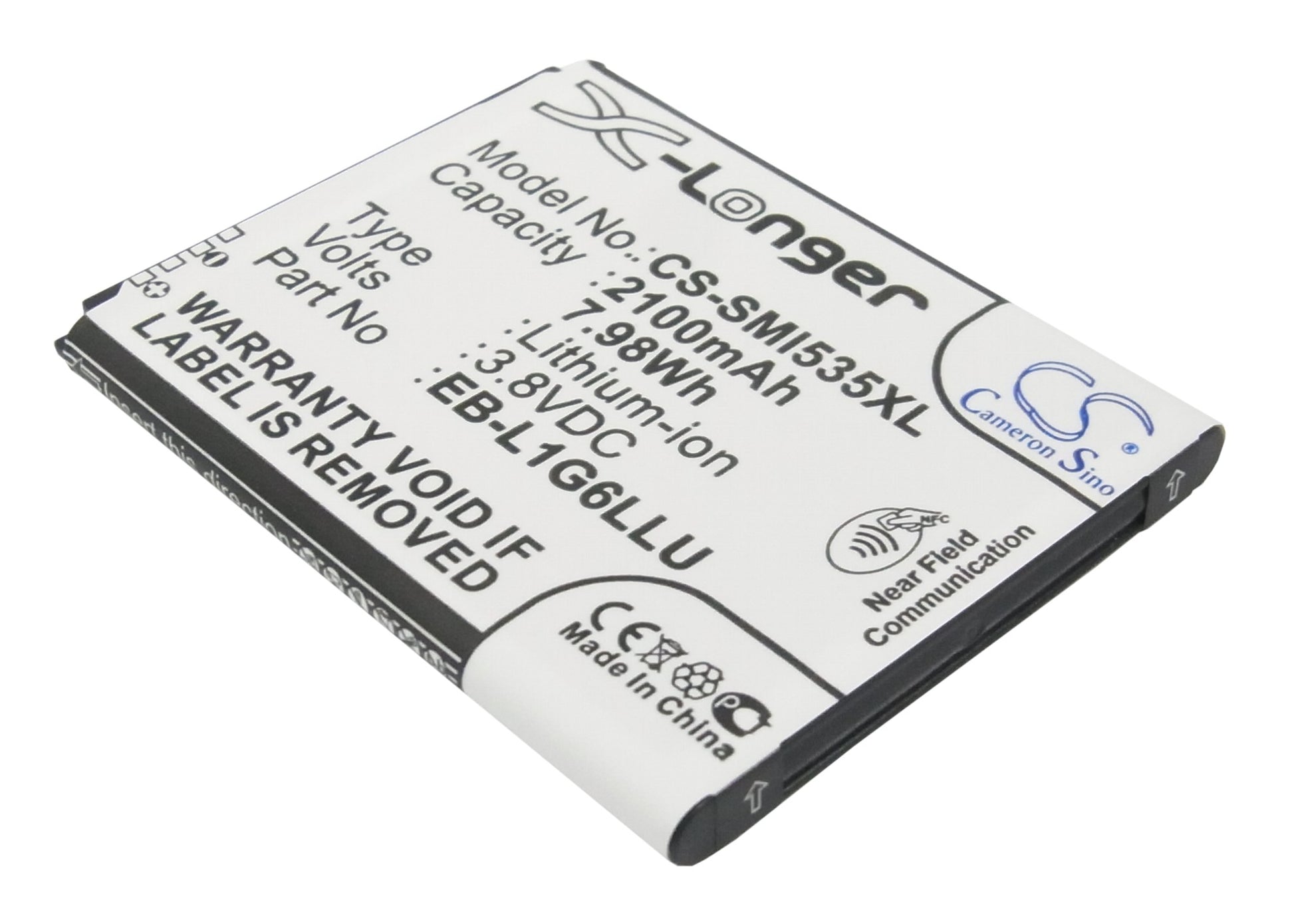 3.8V 2100mAh/7.98Wh Li-ion Mobile/SmartPhone Battery for USCellular