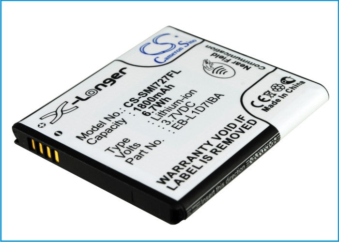 3.7V 1800mAh/6.66Wh Li-ion Mobile/SmartPhone Battery for T-Mobile