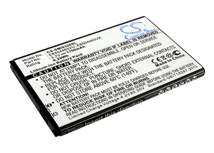 3.7V 1700mAh/6.29Wh Li-ion Mobile/SmartPhone Battery for MetroPCS