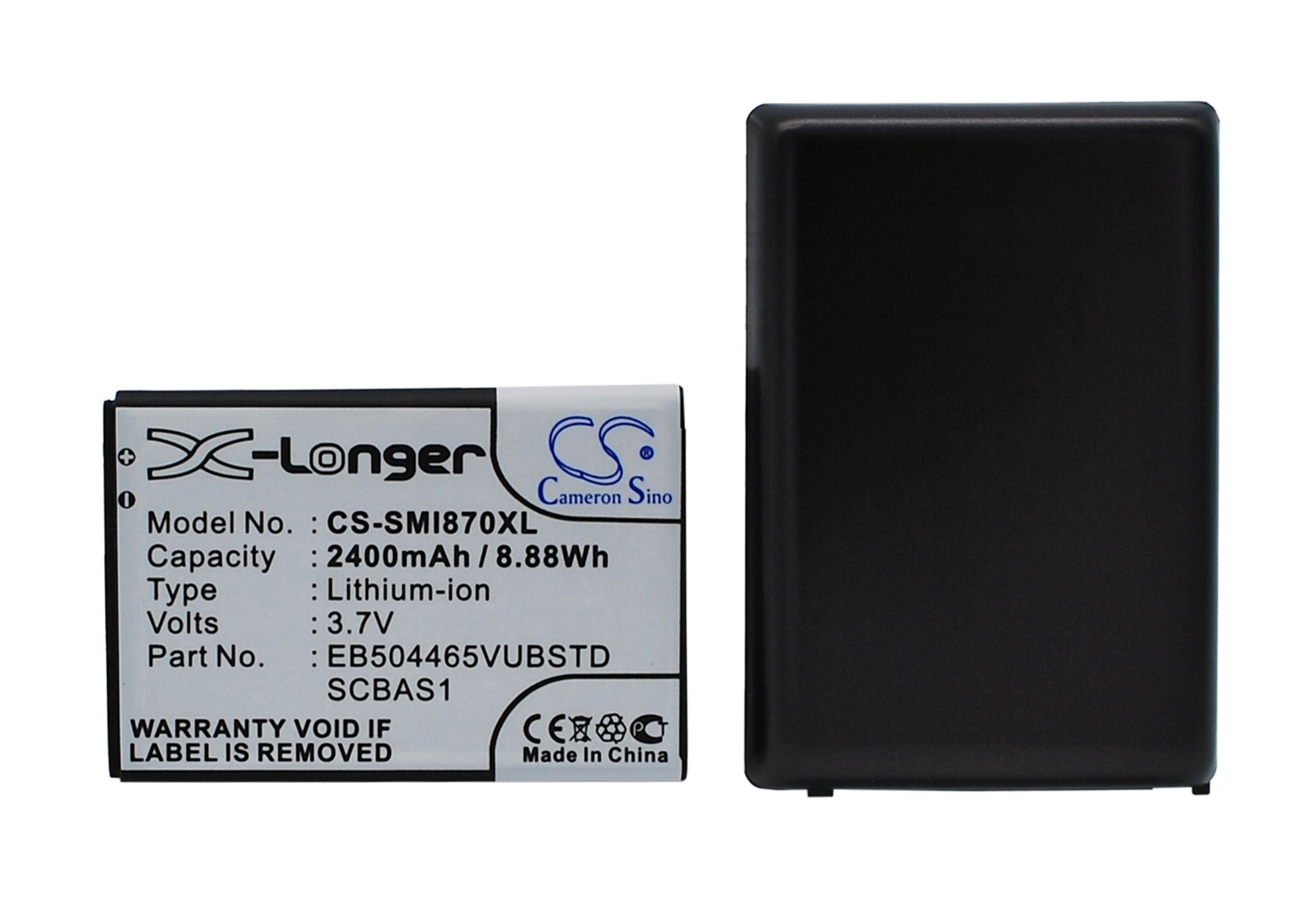 3.7V 2400mAh/8.88Wh Li-ion Mobile/SmartPhone Battery for Samsung
