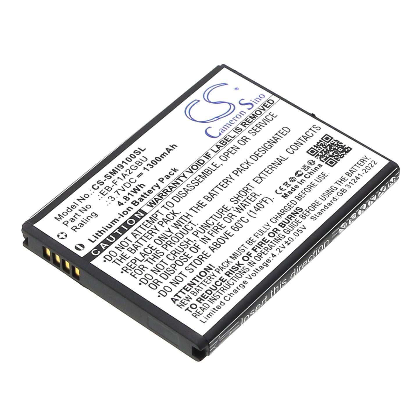 3.7V 1300mAh/4.81Wh Li-ion Mobile/SmartPhone Battery for NTT DoCoMo