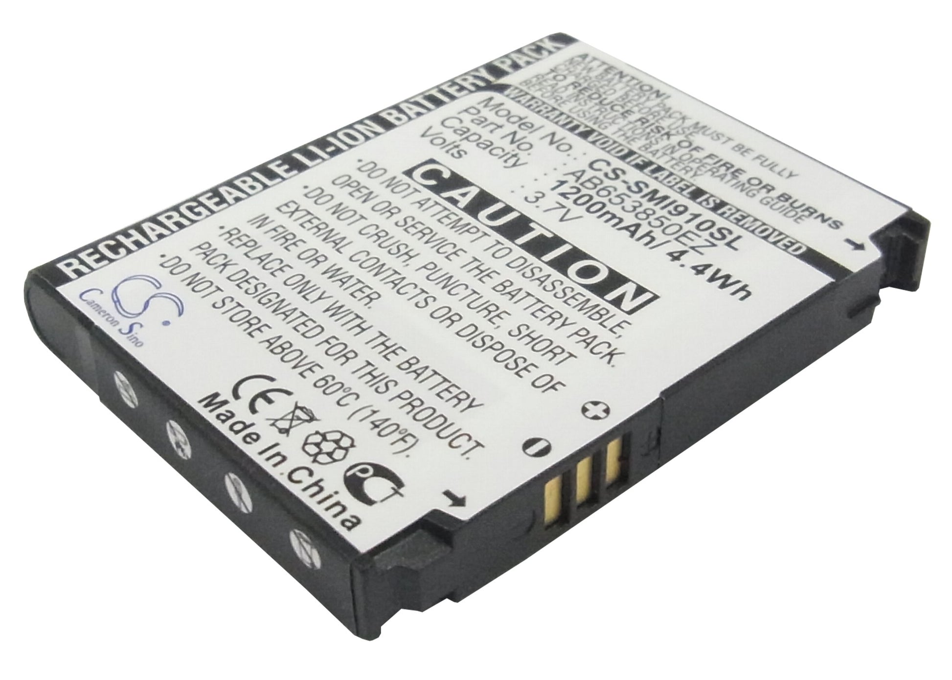 3.7V 1200mAh Li-ion Mobile/SmartPhone Battery for Samsung