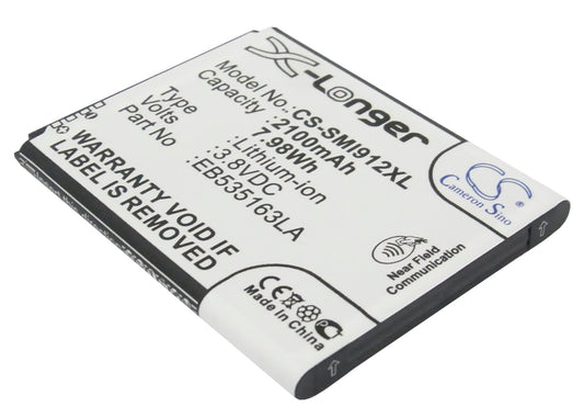 3.8V 2100mAh/7.98Wh Li-ion Mobile/SmartPhone Battery for Samsung