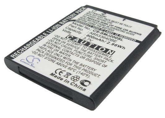 3.7V 800mAh Li-ion Mobile/SmartPhone Battery for Samsung