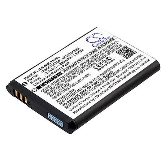3.7V 900mAh/3.33Wh Li-ion Mobile/SmartPhone Battery for Samsung