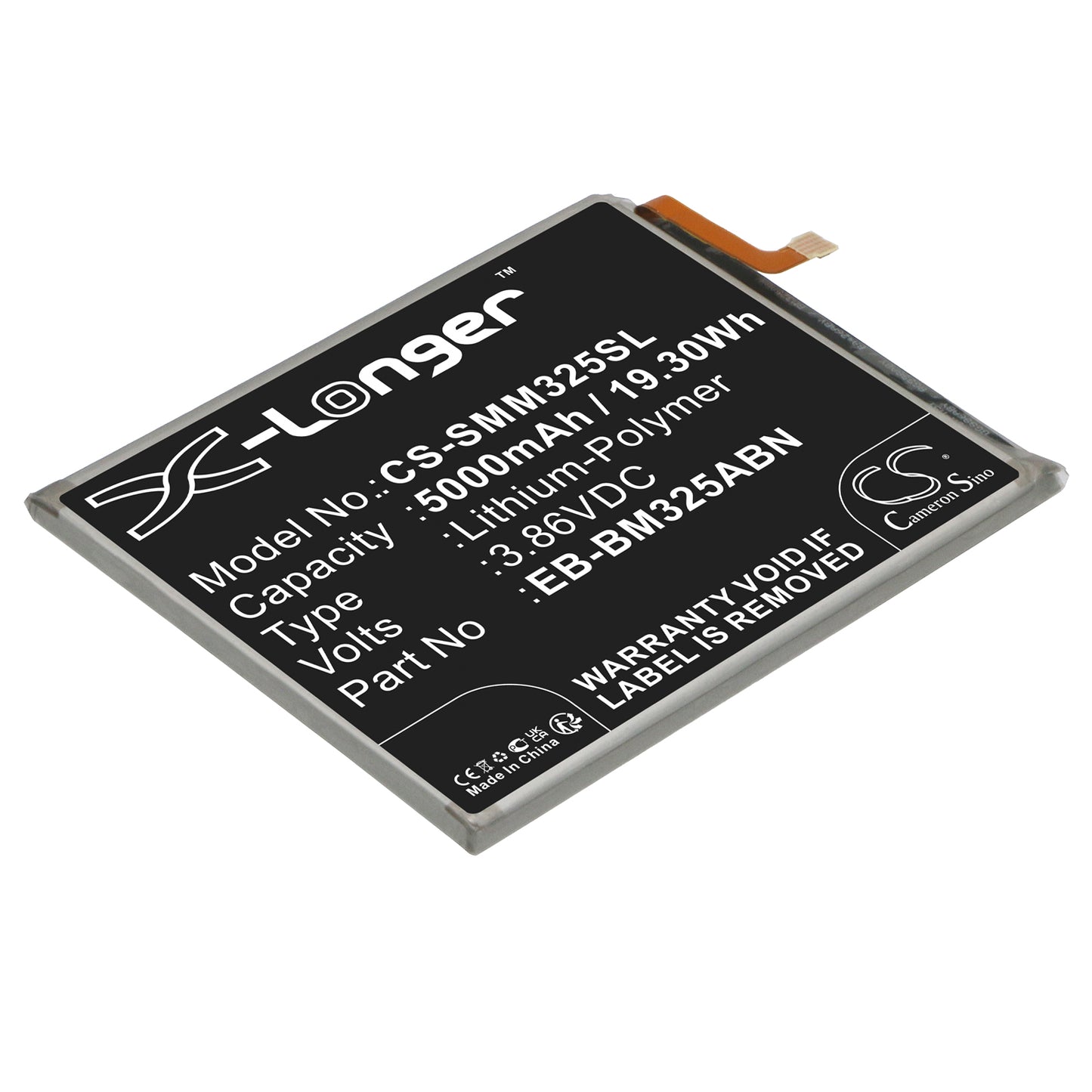 CS-SMM325SL Replacement Battery – Compatible with Galaxy M32, Galaxy M32 4G 2021 Premium Edi, SM-M325F, SM-M325F/DS