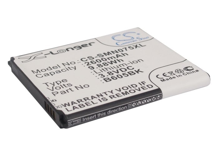 3.8V 2600mAh/9.88Wh Li-ion Mobile/SmartPhone Battery for Samsung