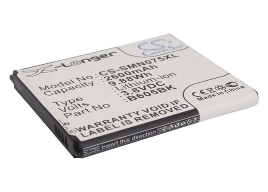 3.8V 2600mAh/9.88Wh Li-ion Mobile/SmartPhone Battery for Samsung