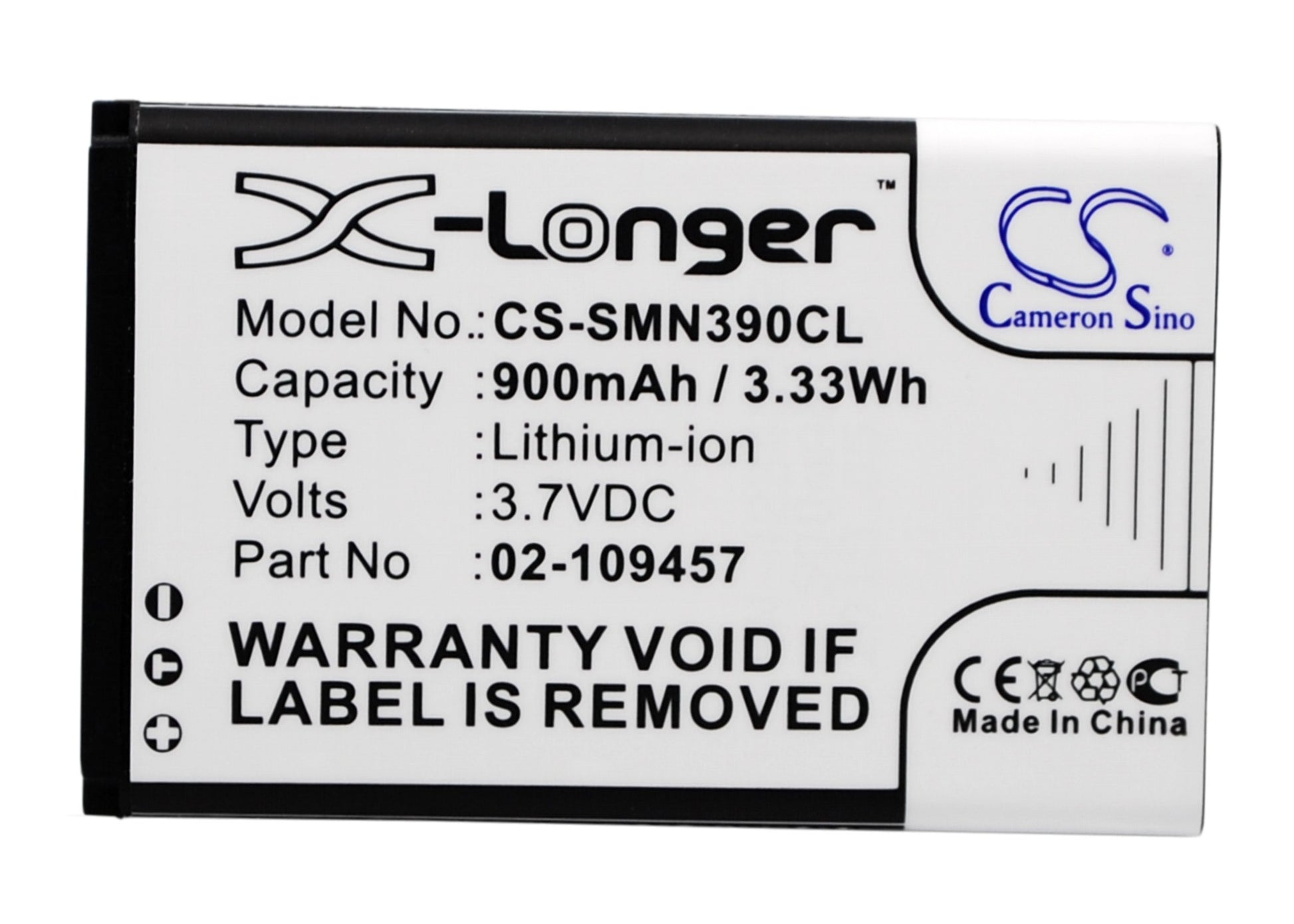 3.7V 900mAh/3.33Wh Li-ion Cordless Phone Battery for Grandstream