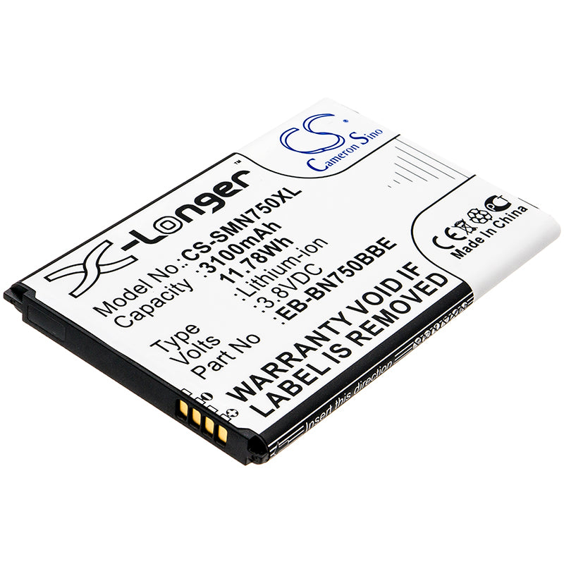 3.8V 3100mAh/11.78Wh Li-ion Mobile/SmartPhone Battery for Samsung
