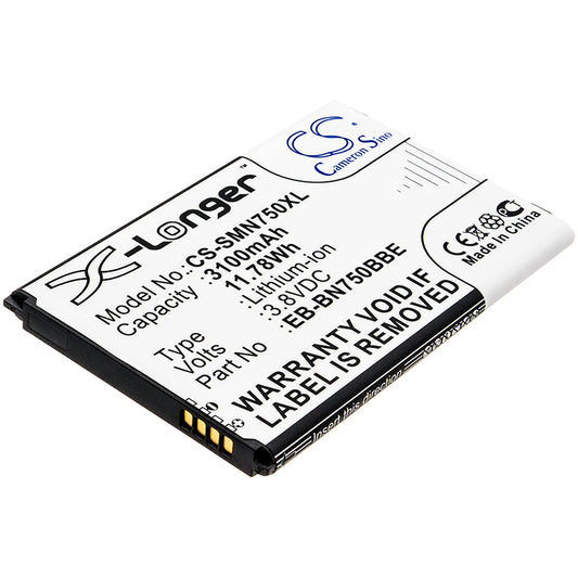 3.8V 3100mAh/11.78Wh Li-ion Mobile/SmartPhone Battery for Samsung