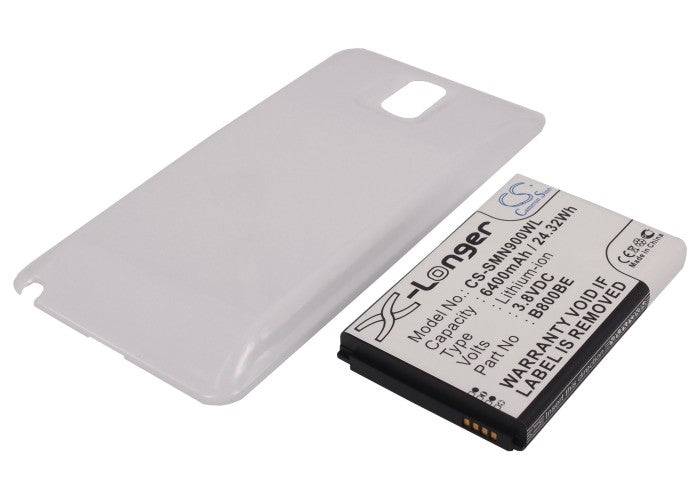 3.8V 6400mAh/24.32Wh Li-ion Mobile/SmartPhone Battery for Samsung