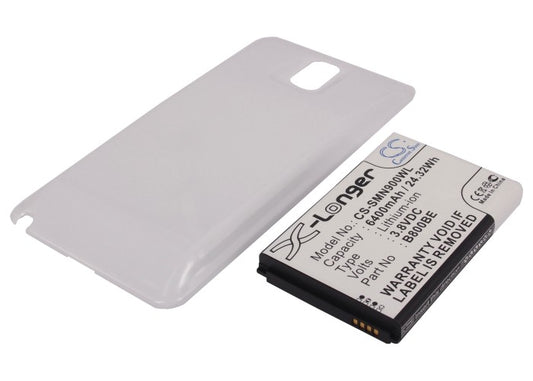 3.8V 6400mAh/24.32Wh Li-ion Mobile/SmartPhone Battery for Samsung