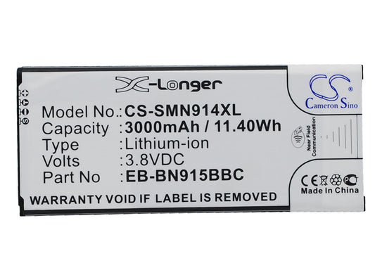 3.8V 3000mAh/11.40Wh Li-ion Mobile/SmartPhone Battery for Samsung