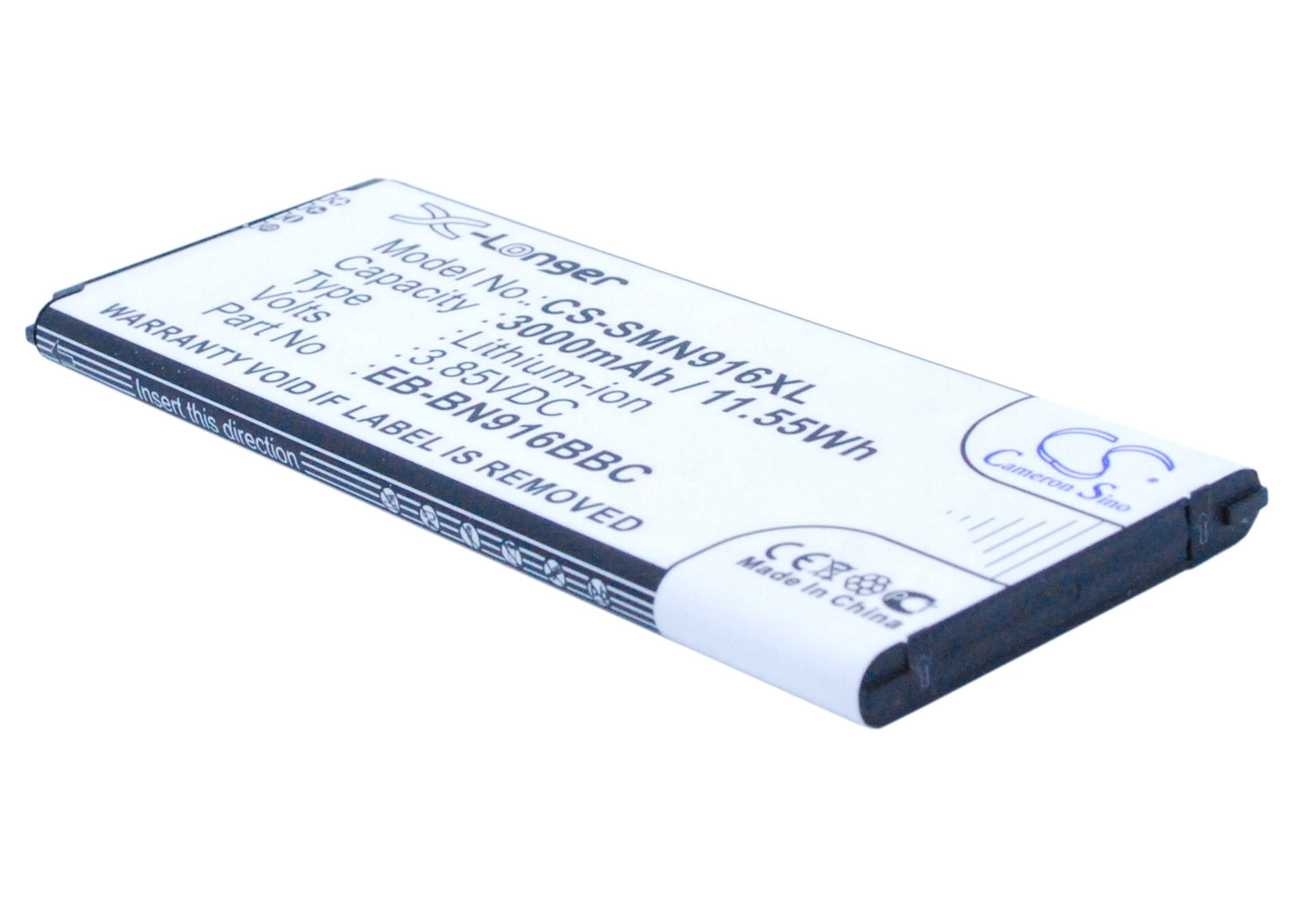 3.85VV 3000mAh/11.55Wh Li-ion Mobile/SmartPhone Battery for Samsung