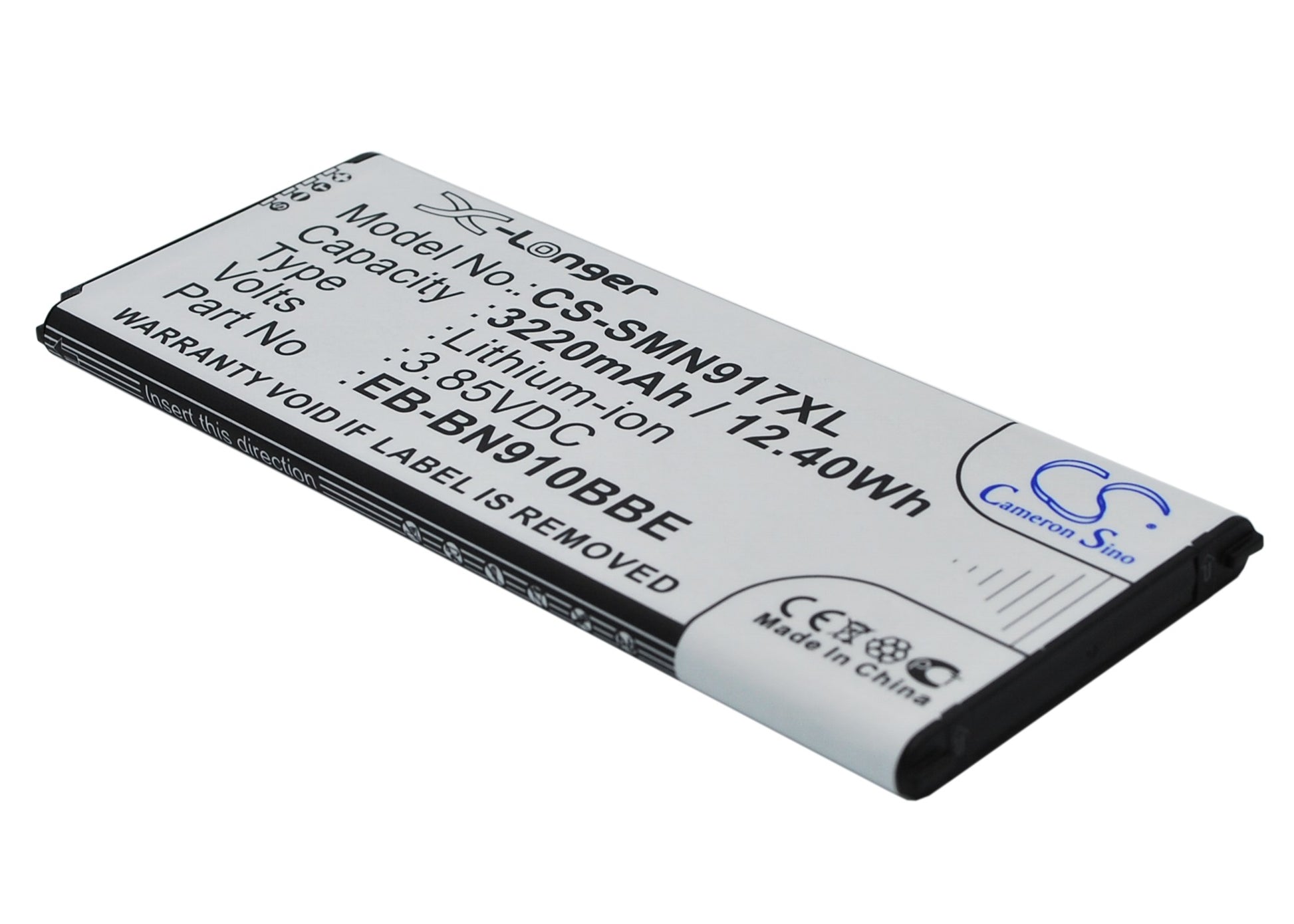 3.85VV 3220mAh/12.40Wh Li-ion Mobile/SmartPhone Battery for Samsung