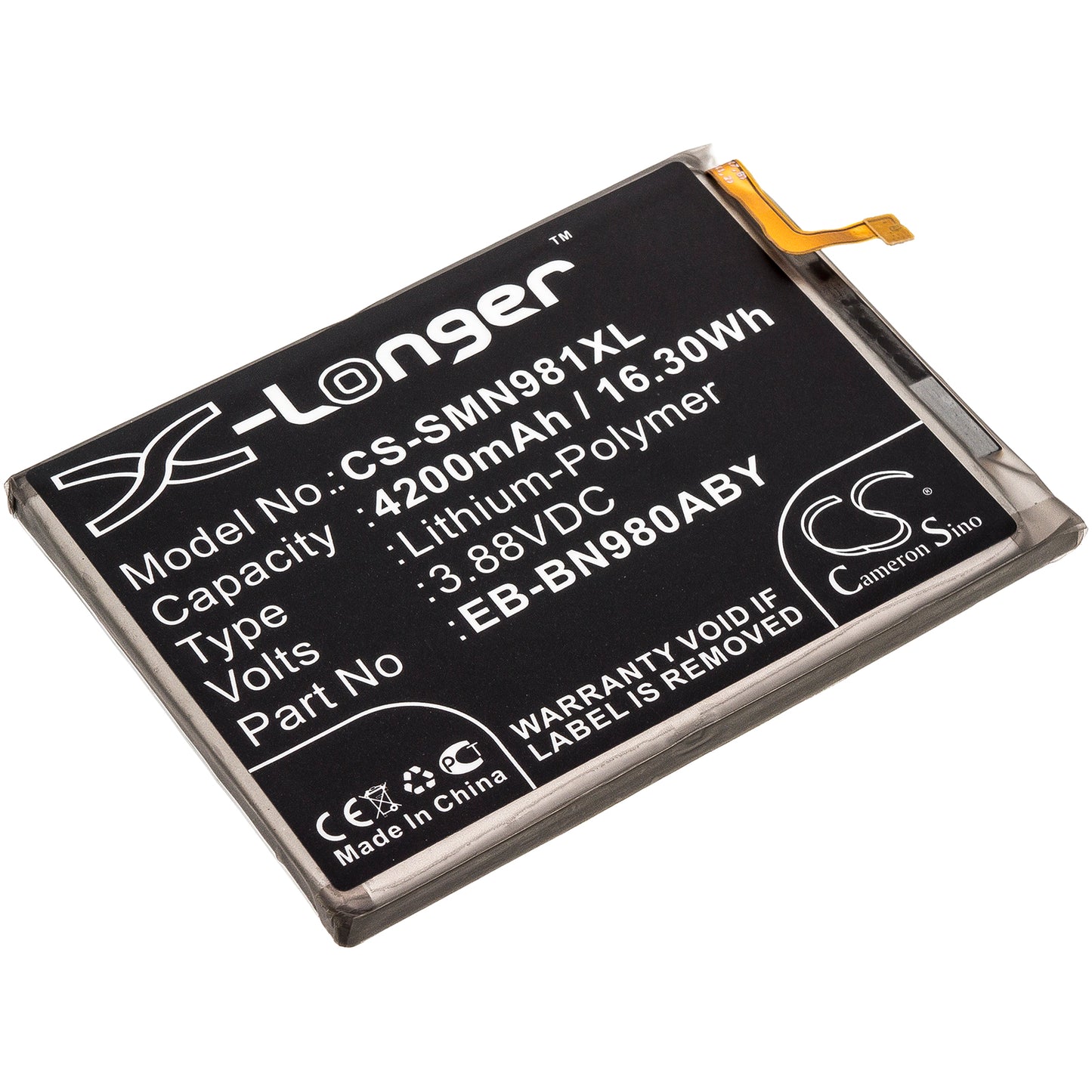 CS-SMN981XL Replacement Battery – Compatible with Galaxy Note 20, Galaxy Note 20 5G, SM-N9810, SM-N981A, SM-N981B/DS, SM-N981N, SM-N981P, SM-N981R4, SM-N981T, SM-N981U, SM-N981U1, SM-N981V, SM-N981W
