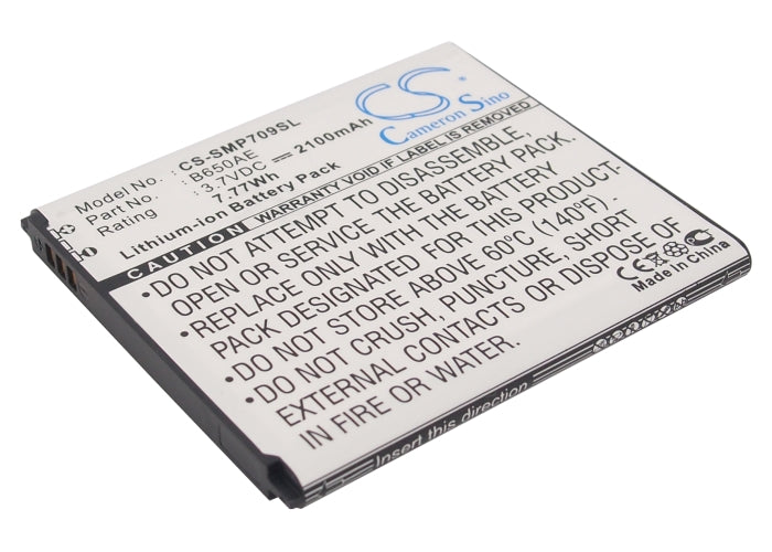 3.7V 2100mAh/7.77Wh Li-ion Mobile/SmartPhone Battery for Samsung
