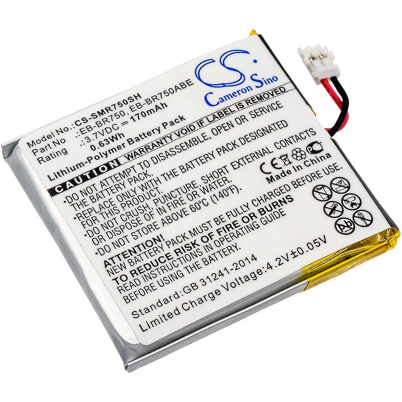 3.7V 170mAh/0.63Wh Li-Polymer Smartwatch Battery for Samsung