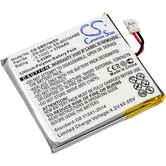 3.7V 170mAh/0.63Wh Li-Polymer Smartwatch Battery for Samsung