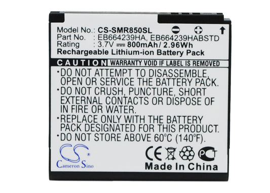 3.7V 800mAh/2.96Wh Li-ion Mobile/SmartPhone Battery for Cricket