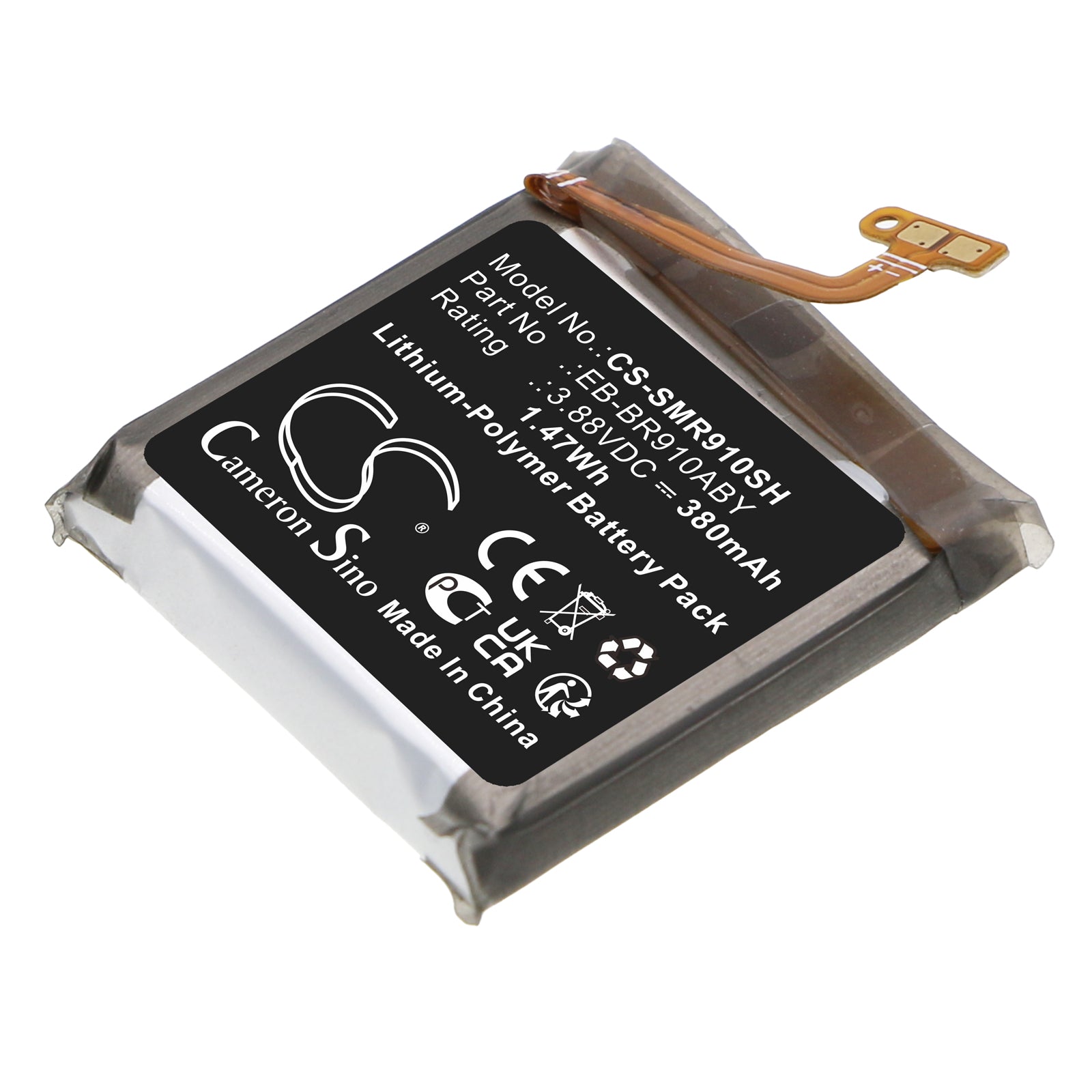 CS-SMR910SH Replacement Battery – Compatible with SM-R910, SM-R915, SM-R915U, Watch 5 44mm
