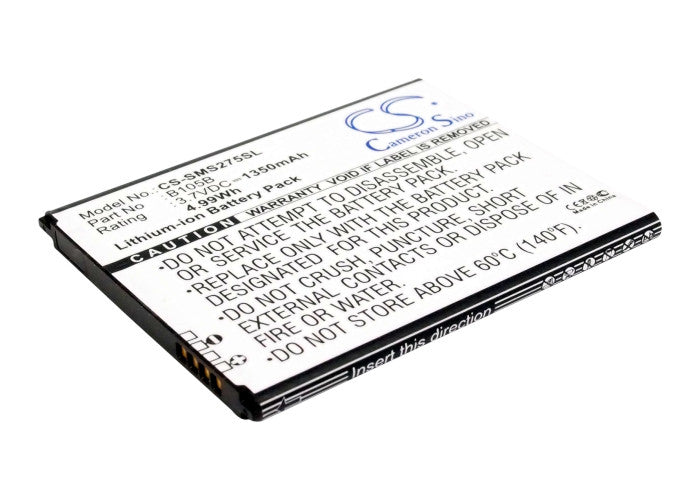 3.7V 1350mAh/5.00Wh Li-ion Mobile/SmartPhone Battery for Samsung