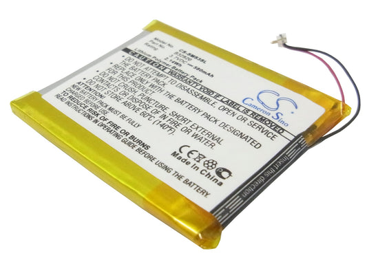 3.7V 580mAh/2.15Wh Li-Polymer MP3/MP4/PMP Battery for Samsung