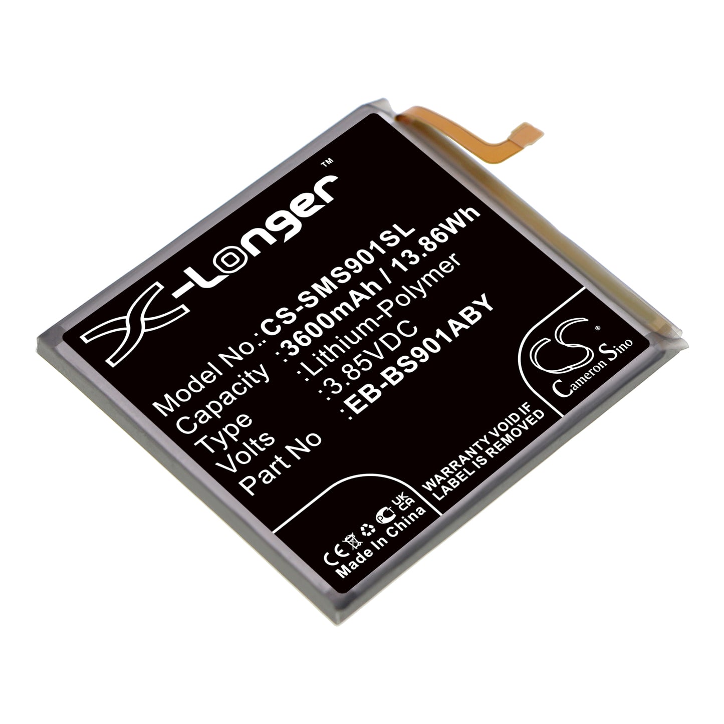 CS-SMS901SL Replacement Battery – Compatible with Galaxy S22 5G, SM-S9010, SM-S901B, SM-S901B/DS, SM-S901E, SM-S901N, SM-S901U, SM-S901U1, SM-S901W