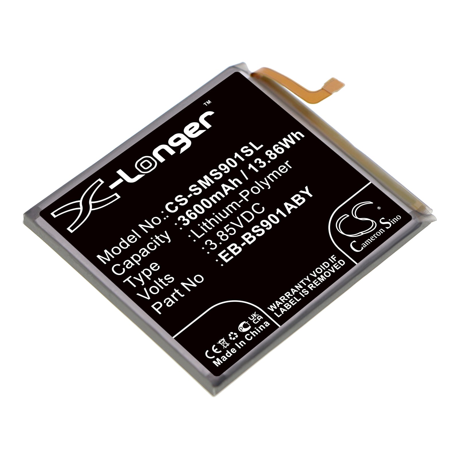 CS-SMS901SL Replacement Battery – Compatible with Galaxy S22 5G, SM-S9010, SM-S901B, SM-S901B/DS, SM-S901E, SM-S901N, SM-S901U, SM-S901U1, SM-S901W