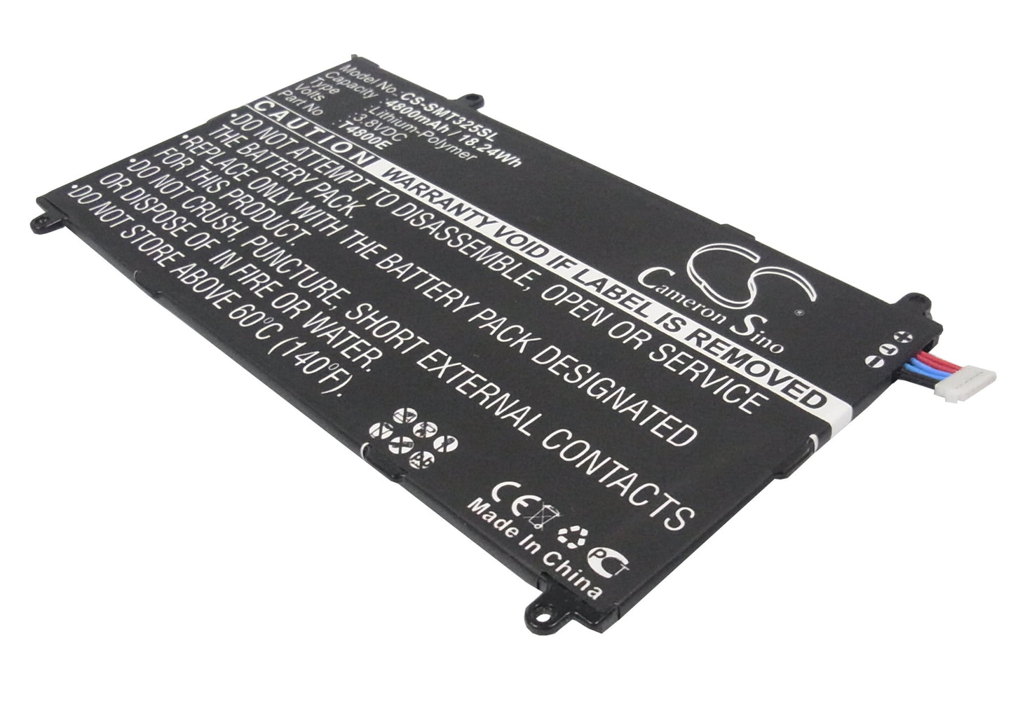 CS-SMT325SL Replacement Battery – Compatible with Galaxy TabPRO 8.4, Galaxy TabPRO 8.4 LTE-A, SM-T320, SM-T321, SM-T325, SM-T327A