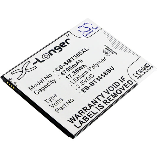 3.8V 4700mAh/17.86Wh Li-Polymer Tablet Battery for Samsung