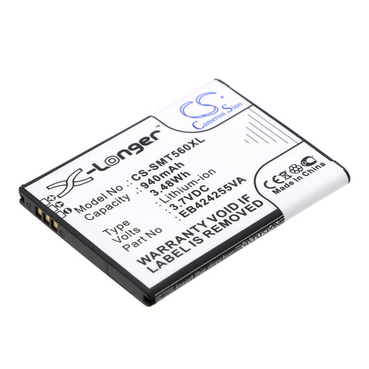 3.7VV 940mAh/3.48Wh Li-ion Mobile/SmartPhone Battery for Samsung