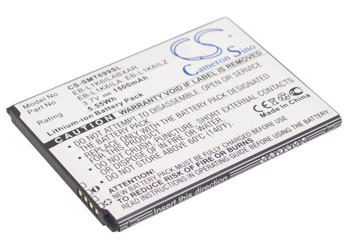 3.7V 1500mAh/5.55Wh Li-ion Mobile/SmartPhone Battery for T-Mobile