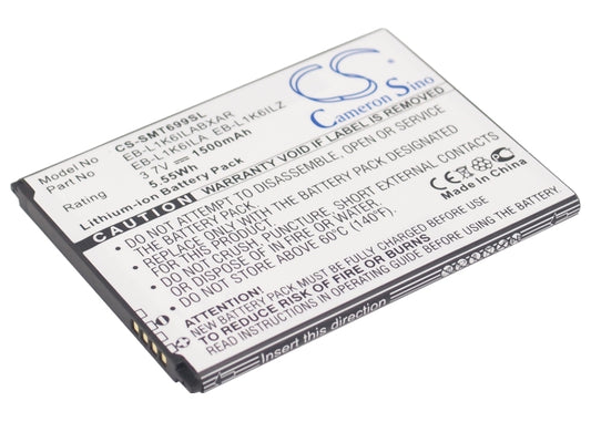 3.7V 1500mAh/5.55Wh Li-ion Mobile/SmartPhone Battery for Verizon