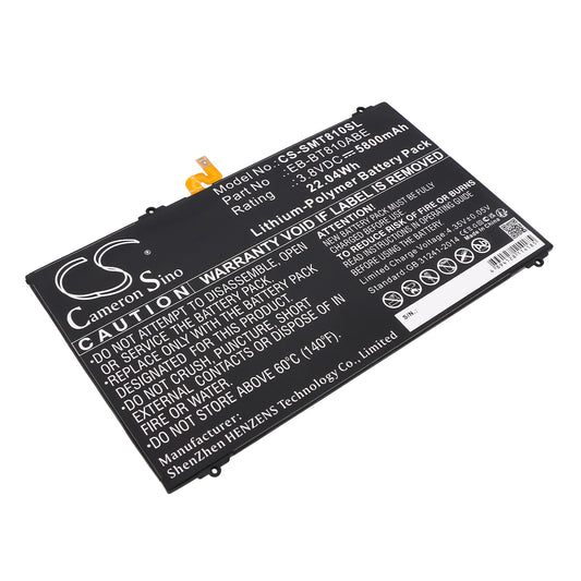 3.8V 5800mAh/22.04Wh Li-Polymer Tablet Battery for Samsung