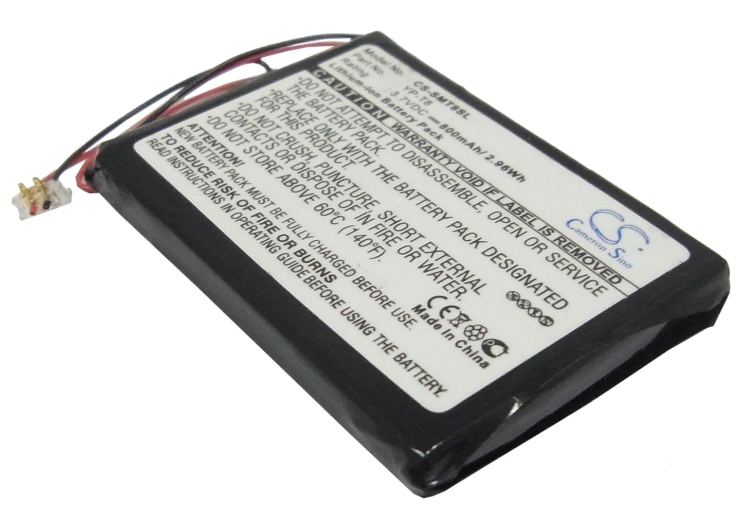 3.7V 800mAh Li-ion MP3/MP4/PMP Battery for Samsung