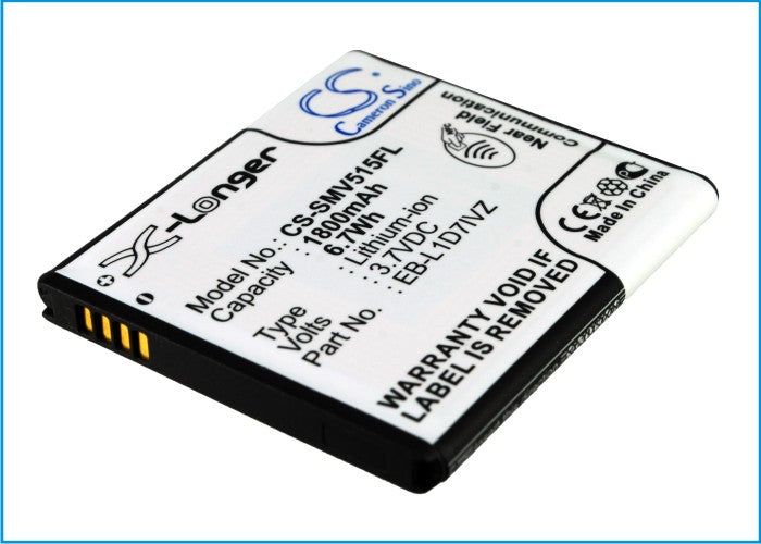 3.7V 1800mAh/6.7Wh Li-ion Mobile/SmartPhone Battery for Verizon