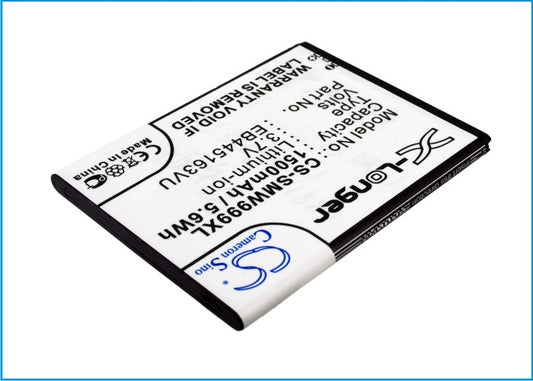 3.7V 1500mAh/5.6Wh Li-ion Mobile/SmartPhone Battery for Samsung
